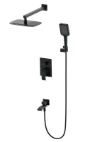Душевая система Wonzon & Woghand Fit WW-88939009A-MB цвет Черный матовый