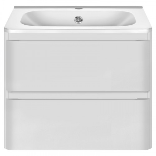 Тумба под раковину Vincea Vico VMC-2V600GW подвесная G.White МДФ / ЛДСП