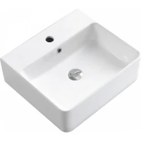 Раковина Esbano Circon 46 ESRNCIRC46W Белая фаянс накладная