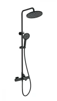 Душевая система Wonzon & Woghand Solid WW-C3011-A-MB с термостатом цвет Черный матовый