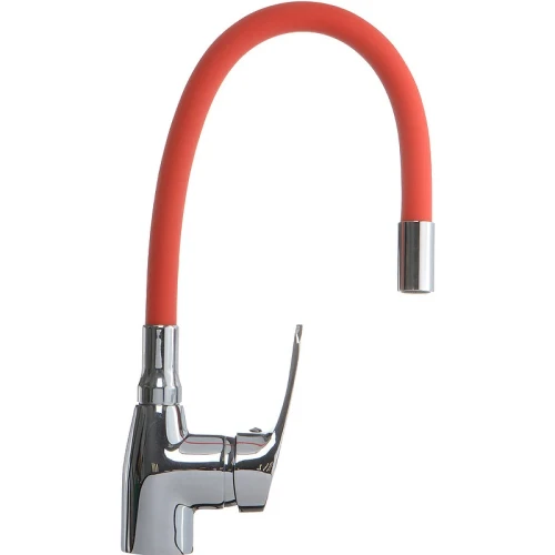 Смеситель для кухни Melodia della vita Ostessa MDV40615Red Хром Красный латунь