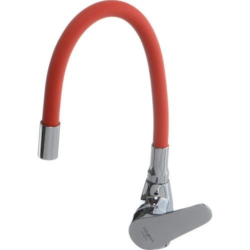Смеситель для кухни Melodia della vita Ostessa MDV40615Red Хром Красный латунь
