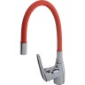 Смеситель для кухни Melodia della vita Ostessa MDV40615Red Хром Красный латунь