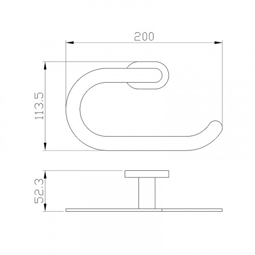 Кольцо для полотенец Wonzon &amp; Woghand First WW-8413-LG цвет Глянцевое золото