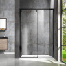 Душевая дверь Vincea Lugano 130 VDS-1L130CLB-1 профиль Черный стекло прозрачное