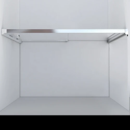 Душевая дверь Vincea Lugano 130 VDS-1L130CLB-1 профиль Черный стекло прозрачное