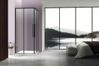 Душевой уголок Vincea Slim-N 100x80 VSS-4SN8010CLB профиль Черный стекло прозрачное