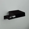 Держатель туалетной бумаги Colombo Design Look B1691.NM с крышкой Черный матовый
