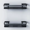 Комплект душевого уголка с душевой системой и аксессуарами AM.PM Gem S 120x80 WK93ER профиль Черный матовый стекло прозрачное