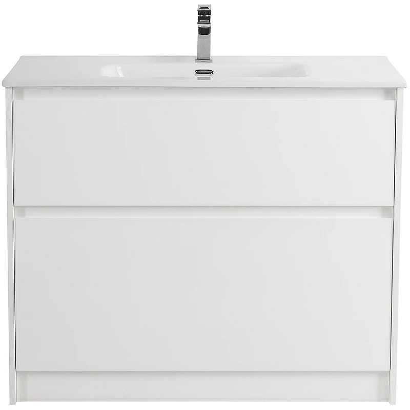Тумба под раковину BelBagno Kraft 100 KRAFT-1000-2C-PIA-BO Bianco Opaco МДФ / ЛДСП