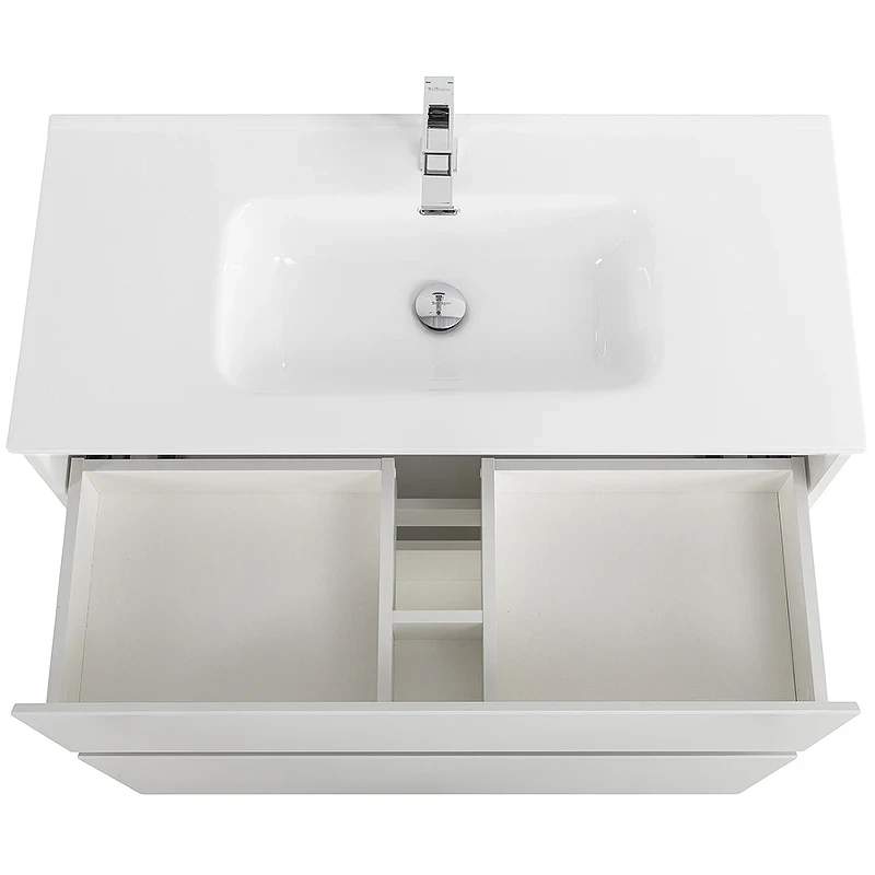 Тумба под раковину BelBagno Kraft 100 KRAFT-1000-2C-PIA-BO Bianco Opaco МДФ / ЛДСП
