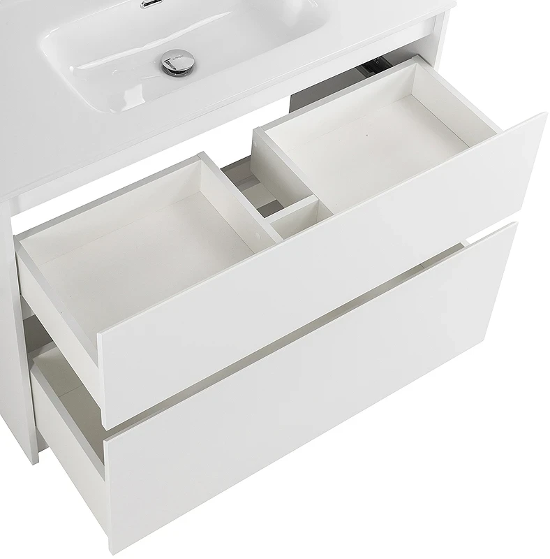 Тумба под раковину BelBagno Kraft 100 KRAFT-1000-2C-PIA-BO Bianco Opaco МДФ / ЛДСП