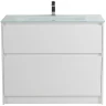 Тумба под раковину BelBagno Kraft 100 KRAFT-1000-2C-PIA-BO Bianco Opaco МДФ / ЛДСП