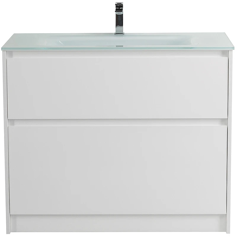 Тумба под раковину BelBagno Kraft 100 KRAFT-1000-2C-PIA-BO Bianco Opaco МДФ / ЛДСП