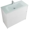 Тумба под раковину BelBagno Kraft 100 KRAFT-1000-2C-PIA-BO Bianco Opaco МДФ / ЛДСП
