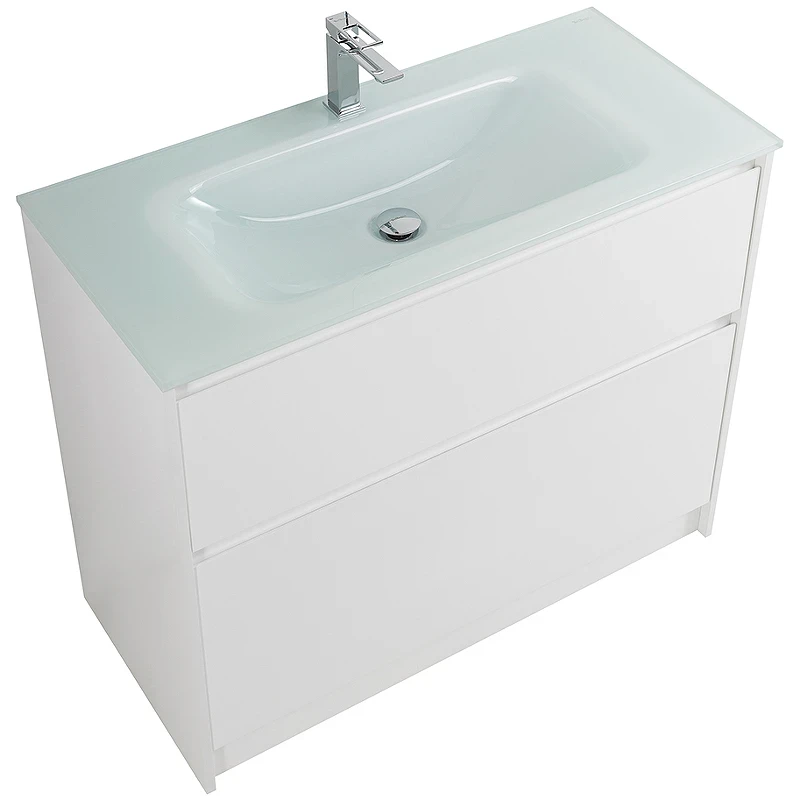 Тумба под раковину BelBagno Kraft 100 KRAFT-1000-2C-PIA-BO Bianco Opaco МДФ / ЛДСП