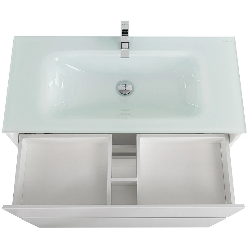Тумба под раковину BelBagno Kraft 100 KRAFT-1000-2C-PIA-BO Bianco Opaco МДФ / ЛДСП