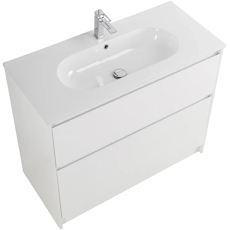 Тумба под раковину BelBagno Kraft 100 KRAFT-1000-2C-PIA-BO Bianco Opaco МДФ / ЛДСП