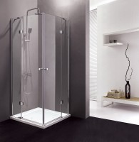 Душевой уголок Cezares Verona 120x120 VERONA-W-A-2-120-P-Cr профиль Хром стекло рифленое