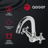 Смеситель для раковины Agger Retro-X A1701100 Хром