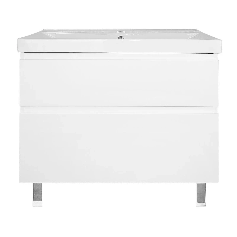 Тумба с раковиной Azario Мила 80 CS00091366 цвет Белый матовый