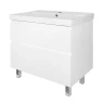 Тумба с раковиной Azario Мила 80 CS00091366 цвет Белый матовый