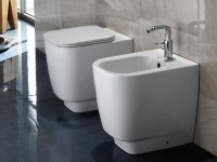 Унитаз Hatria Fusion 48 YXZK приставной без сиденья фаянс приставной