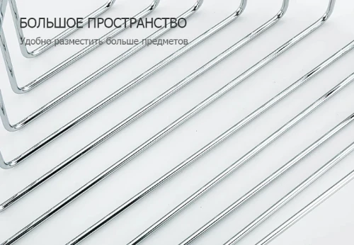 Полка корзина Frap F351-1 угловая Хром