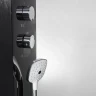 Душевая кабина Orans SR-89101LS Black LH 100x100 L 89101LBLH с паром и гидромассажем