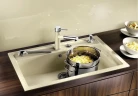 Кухонная мойка Blanco Dalago 8 516633 Белая искусственный камень (литьевой мрамор) встраиваемый