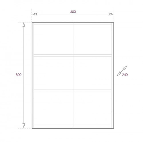 Подвесной шкаф Onika Маркус 60 306010 цвет Белый