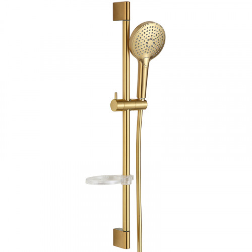 Душевой гарнитур AQUAme AQM8101GG Золото глянцевое латунь на стену