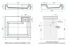 Раковина Azario Etna 60 CS00086607 на стиральную машину цвет Белый