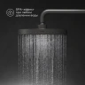Верхний душ Pragma Olako 902799.OLK2.BBLT.024-2 цвет Черный матовый