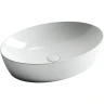 Раковина-чаша Ceramicanova Element 61 CN5018 Белая фарфор накладная