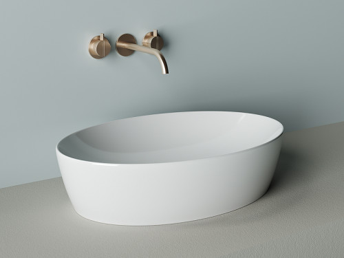 Раковина-чаша Ceramicanova Element 61 CN5018 Белая фарфор накладная