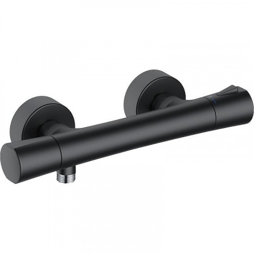 Смеситель для душа Kludi Zenta 351003938 с термостатом Черный матовый