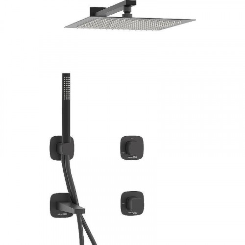 Душевая система WasserKRAFT Nuthe A9151.265.315.219.162.327.242.217 Черная матовая