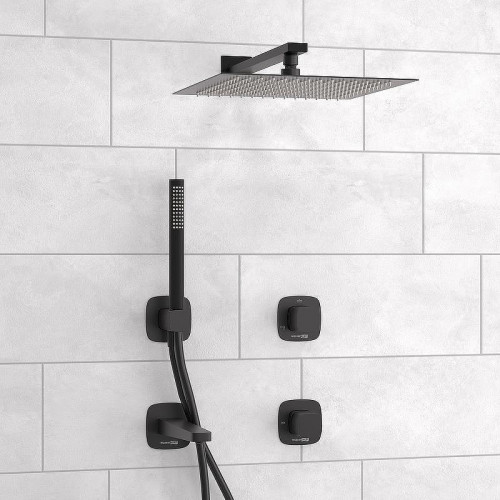 Душевая система WasserKRAFT Nuthe A9151.265.315.219.162.327.242.217 Черная матовая