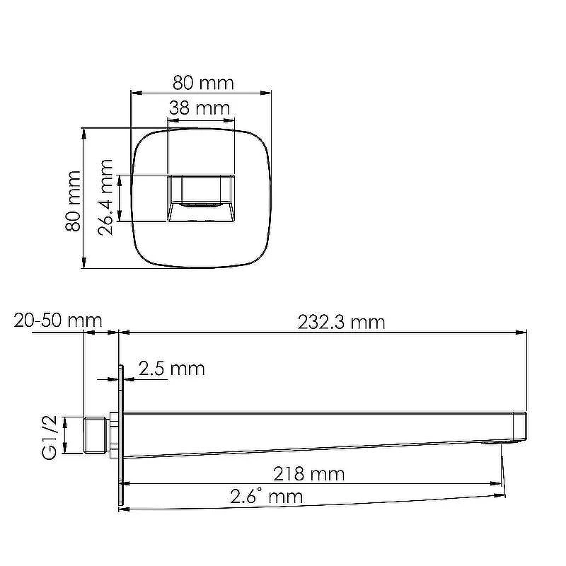 Душевая система WasserKRAFT Nuthe A9151.265.315.219.162.327.242.217 Черная матовая