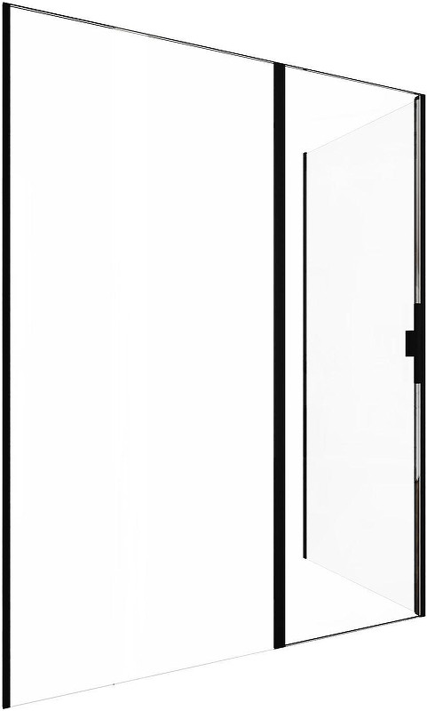 Душевой уголок Allen Brau Priority 160x90 3.31039.BBA+3.31045.BBA цвет профиля Черный браш стекло прозрачное