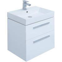 Тумба под раковину Aquanet Nova 60 242279 подвесная Белый глянец МДФ / ЛДСП