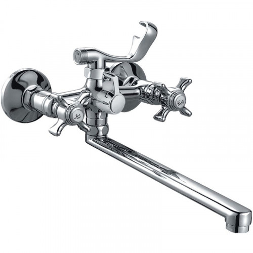 Смеситель для ванны Haiba HB2124 универсальный Хром на стену