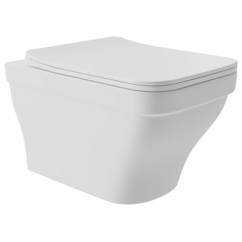 Унитаз Aqueduto Esteta EST0120 подвесной цвет Белый матовый с сиденьем Микролифт