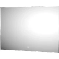 Зеркало Defesto Glow 100х70 DF 2509SH с подсветкой 32W-4500К/с фацетом/Сенсорный выключатель/Нейтральный белый свет