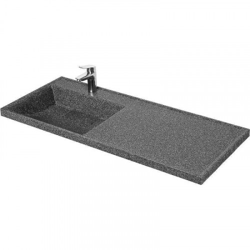 Раковина Aquaton Лондри 120 L 1A72843KLH21L с местом под стиральную машину Графит