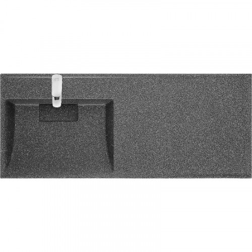 Раковина Aquaton Лондри 120 L 1A72843KLH21L с местом под стиральную машину Графит