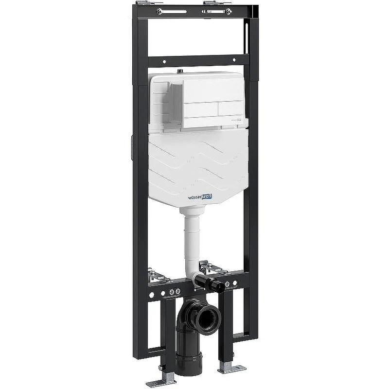 Инсталляция WasserKRAFT Dinkel 58TLT.010.ME.WM04 для унитаза с Белой матовой клавишей смыва