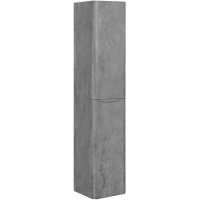 Шкаф пенал Vincea Paola 35 VSC-2P170BT-L подвесной Beton МДФ / ЛДСП