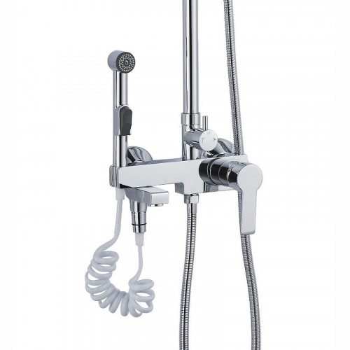 Душевая система Haiba HB2416 Хром латунь на стену